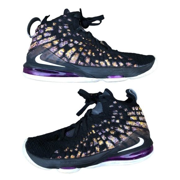 RARE 2019 Nike Lebron 17 Lakers Size 8.5 - Picture 5 of 15